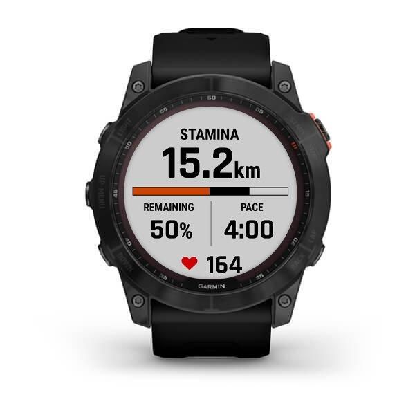 Смарт-годинник Garmin Fenix 7X Solar сірий з чорним ремінцем 010-02541-01 фото