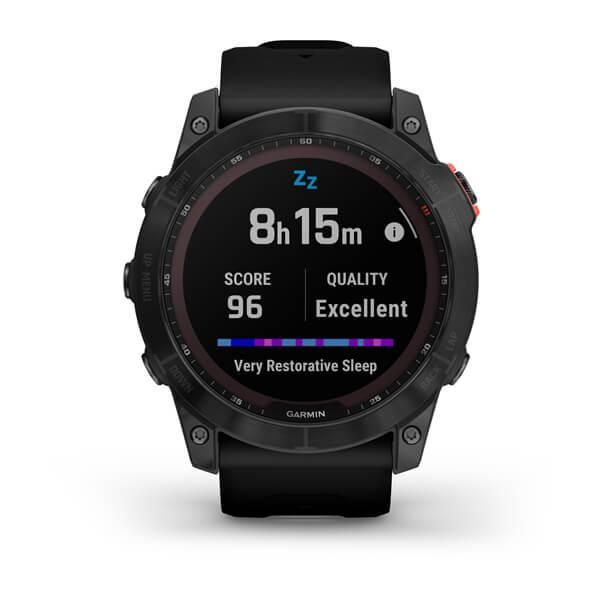 Смарт-годинник Garmin Fenix 7X Solar сірий з чорним ремінцем 010-02541-01 фото