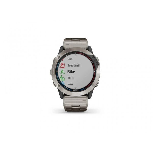 Смарт-годинник Garmin Quatix 6x Solar Grey з титановим браслетом 010-02157-31 фото