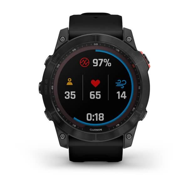 Смарт-часы Garmin Fenix 7X Solar серые с черным ремешком 010-02541-01 фото