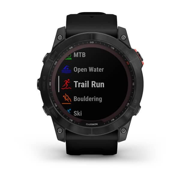 Смарт-часы Garmin Fenix 7X Solar серые с черным ремешком 010-02541-01 фото