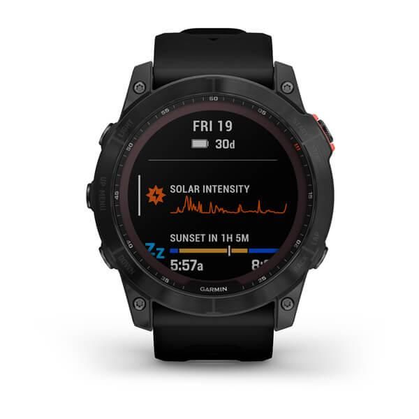 Смарт-годинник Garmin Fenix 7X Solar сірий з чорним ремінцем 010-02541-01 фото