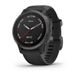 Смарт-годинник Garmin Fenix 6S Sapphire сірий з DLC-покриттям і з чорним ремінцем 010-02159-25 фото 1