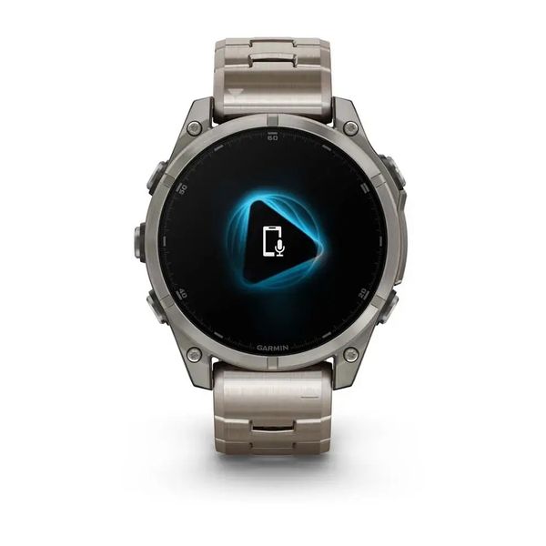 Смарт-годинник Garmin Fenix 8 – 47 мм, AMOLED Sapphire, титановий з титановим браслетом 010-02904-40 фото