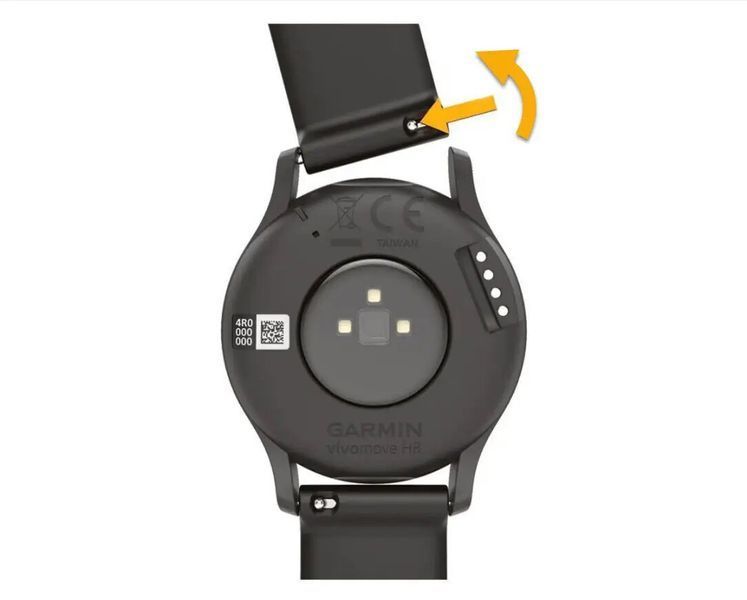 Ремінець Garmin для Venu Sq/Forerunner 245/645/Vivoactive 3/Vivomove (20 мм), білий