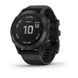 Смарт-годинник Garmin Fenix 6 Pro чорний з чорним ремінцем 010-02158-02 фото 1