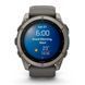 Смарт-годинник Garmin Fenix 9 (51 мм) з титановим корпусом і силіконовим ремінцем кольору гальки
