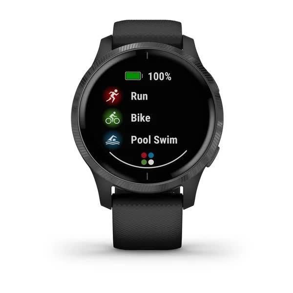 Смарт-часы Garmin Venu, цвет серый / черный 010-02173-13 фото