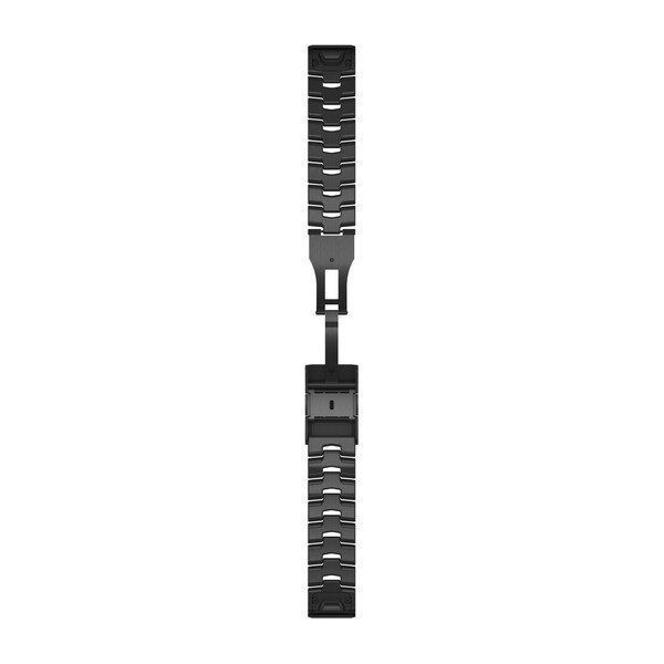 Ремінець Garmin QuickFit 22 для fenix 5/5 Plus, Approach S60, Instinct, MARQ, Forerunner 935/945/745 та інших, титановий темно-сірий DLC