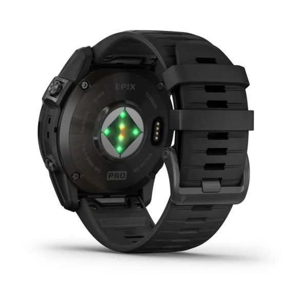 Смарт-часы Garmin Epix Pro (Gen 2) - Sapphire Edition 51 mm - серый титан DLC Carbon с черным ремешком 010-02804-01 фото