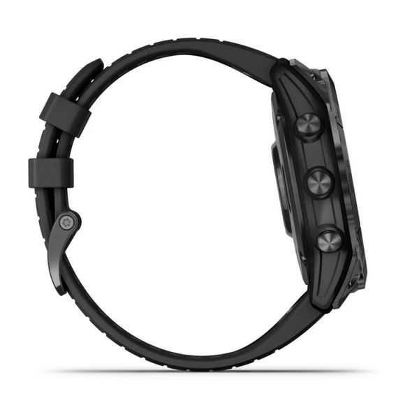 Смарт-часы Garmin Epix Pro (Gen 2) - Sapphire Edition 51 mm - серый титан DLC Carbon с черным ремешком 010-02804-01 фото