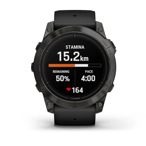 Смарт-годинник Garmin Epix Pro (Gen 2) - Sapphire Edition 51 mm - сірий титан DLC Carbon з чорним ремінцем 010-02804-01 фото