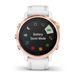 Смарт-часы Garmin Fenix 6S Pro Rose Gold с белым ремешком 010-02159-11 фото 4