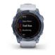 Смарт-годинник Garmin Fenix 7X Sapphire Solar титановий DLC кольору синій мінерал з білим ремінцем 010-02541-15 фото 7