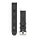 Ремінець Garmin QuickFit 22 для MARQ/MARQ (Gen 2), чорний силіконовий