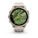 Смарт-часы Garmin Fenix 8 – 43 мм, AMOLED Sapphire, золотистые с силиконовым ремешком цвета туманный серый/темный песчаник 010-02903-11 фото 6