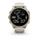 Смарт-часы Garmin Fenix 8 – 43 мм, AMOLED Sapphire, золотистые с силиконовым ремешком цвета туманный серый/темный песчаник 010-02903-11 фото 8