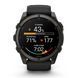 Смарт-годинник Garmin Fenix 9 (51 мм) з титановим корпусом Carbon Gray DLC і чорним силіконовим ремінцем