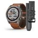 Смарт-годинник Garmin Fenix 7X Sapphire Solar титановий з каштановим шкіряним ремінцем 010-02541-19 фото 1