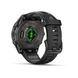 Смарт-годинник Garmin Fenix 8 – 43 мм, AMOLED Sapphire, титан з DLC-покриттям Carbon Gray та силіконовим ремінцем чорного/сірого кольору 010-02903-21 фото 12