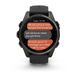 Смарт-годинник Garmin Fenix 8 – 43 мм, AMOLED Sapphire, титан з DLC-покриттям Carbon Gray та силіконовим ремінцем чорного/сірого кольору 010-02903-21 фото 11