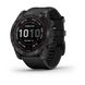 Смарт-часы Garmin Fenix 7X Sapphire Solar черные титановые DLC с черным ремешком 010-02541-23 фото 1