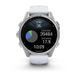 Смарт-годинник Garmin Fenix 8 – 43 мм, AMOLED, сріблястий із силіконовим ремінцем кольору білий камінь 010-02903-00 фото 9