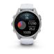 Смарт-годинник Garmin Fenix 8 – 43 мм, AMOLED, сріблястий із силіконовим ремінцем кольору білий камінь 010-02903-00 фото 7