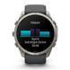 Смарт-часы Garmin Fenix 9 Pro (51 мм) с титановым корпусом и графитово-черным силиконовым ремешком