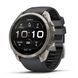 Смарт-часы Garmin Fenix 9 Pro (51 мм) с титановым корпусом и графитово-черным силиконовым ремешком