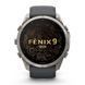Смарт-часы Garmin Fenix 9 Pro (51 мм) с титановым корпусом и графитово-черным силиконовым ремешком