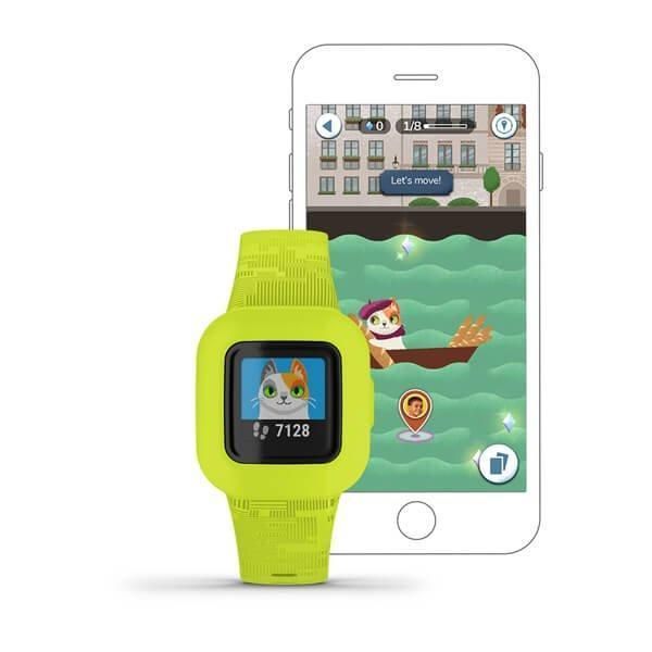 Дитячий фітнес-годинник Garmin Vivofit jr.3 Digi Camo на жовтому ремінці