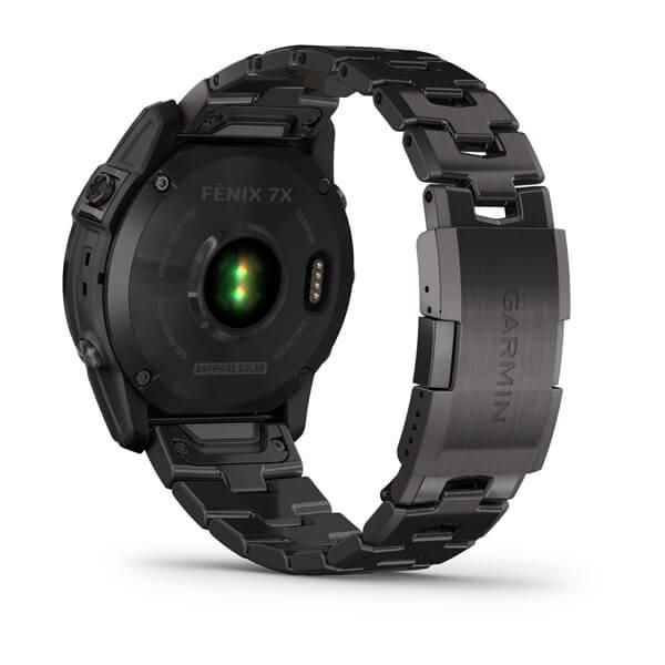 Смарт-годинник Garmin Fenix 7X Sapphire Solar титановий сірий карбон DLC з титановим ремінцем 010-02541-27 фото