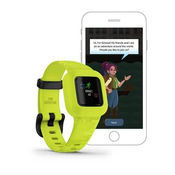 Дитячий фітнес-годинник Garmin Vivofit jr.3 Digi Camo на жовтому ремінці