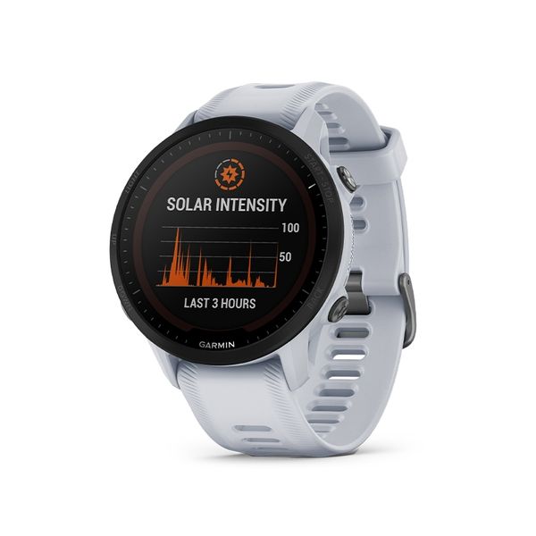 Смарт-годинник Garmin Forerunner 955 Solar, колір білий камінь 010-02638-21 фото