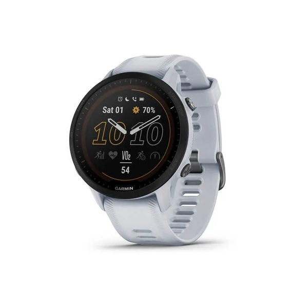 Смарт-часы Garmin Forerunner 955 Solar, цвет белый камень 010-02638-21 фото