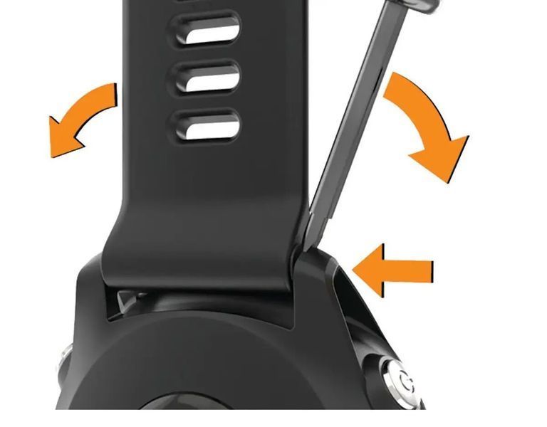 Ремешок Garmin для часов Forerunner 745 (22 мм) силиконовый цвета молочного кварца
