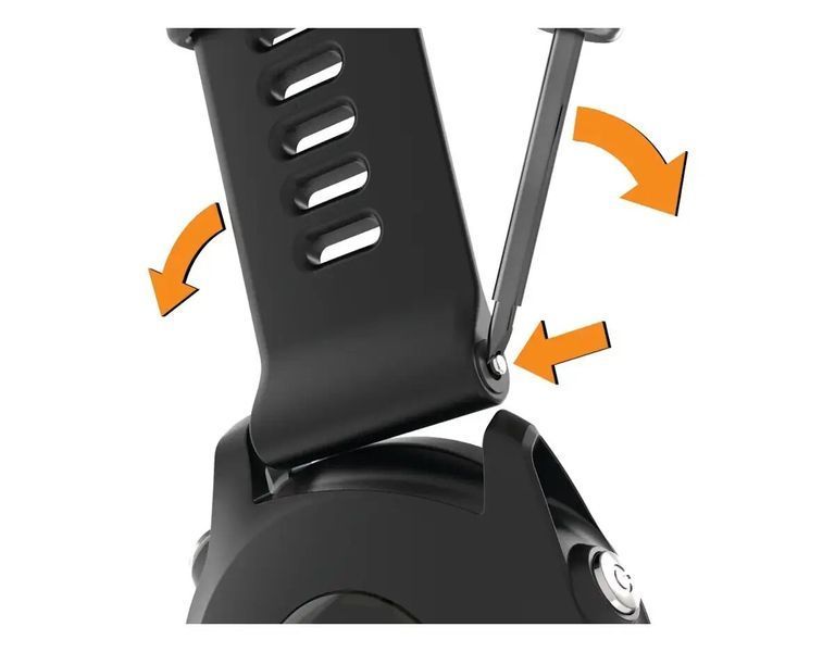 Ремешок Garmin для часов Forerunner 745 (22 мм) силиконовый цвета молочного кварца