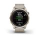 Смарт-часы Garmin Fenix 7S Pro - Sapphire Solar Edition - нежно-золотистые с кожаным ремешком песочного цвета 010-02776-30 фото 6