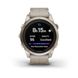 Смарт-часы Garmin Fenix 7S Pro - Sapphire Solar Edition - нежно-золотистые с кожаным ремешком песочного цвета 010-02776-30 фото 9