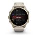 Смарт-годинник Garmin Fenix 8 – 43 мм, AMOLED Sapphire, золотистий зі шкіряним ремінцем кольору сірий вапняк 010-02903-40 фото 8