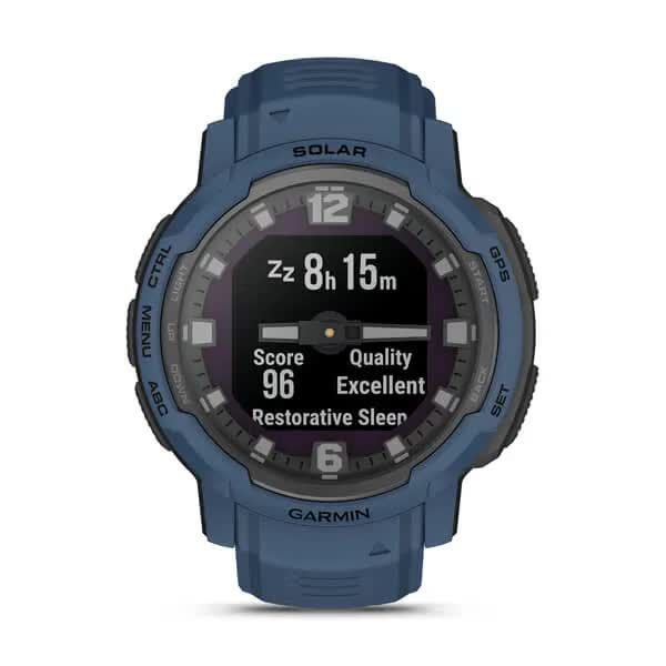 Смарт-часы наручные Garmin Instinct Crossover Solar синие 010-02730-02 фото