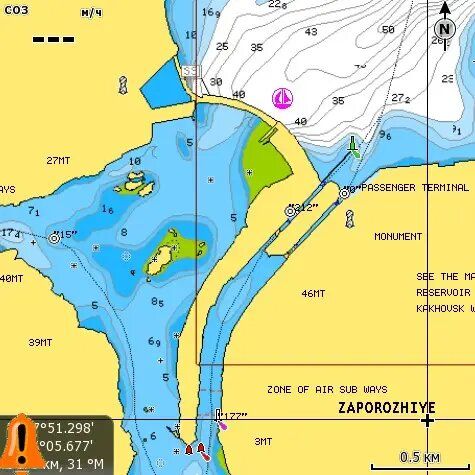 Карта Navionics "Река Днепр"  (полное покрытие) 000-11317-001 фото