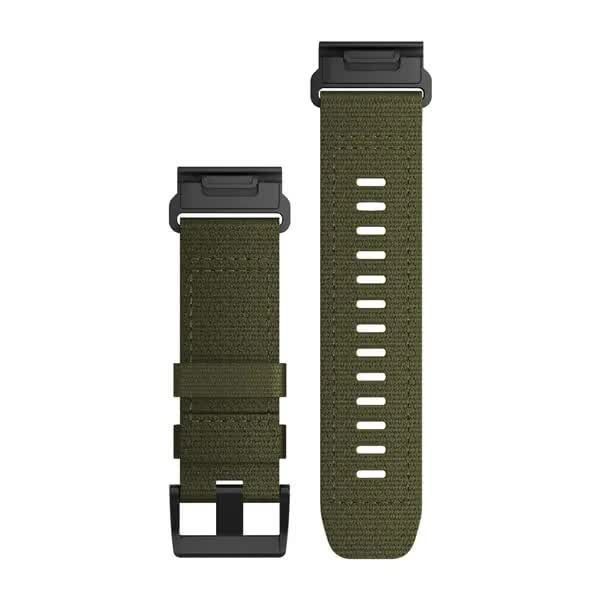Тканинний ремінець Garmin QuickFit 26 для tactix, fenix 5X/6X/7X, quatix, D2, Foretrex, Descent, тактичний оливковий