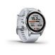 Смарт-годинник Garmin Fenix 7S сріблястий з білим ремінцем 010-02539-03 фото 3