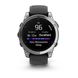 Смарт-годинник Garmin Fenix E – 47 мм, AMOLED, нержавіюча сталь з чорним силіконовим ремінцем 010-03025-00 фото 9