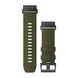 Тканинний ремінець Garmin QuickFit 26 для tactix, fenix 5X/6X/7X, quatix, D2, Foretrex, Descent, тактичний оливковий  010-13010-10 фото 1
