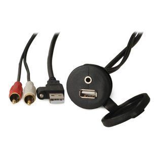 Конектор Fusion MS-CBUSB3.5 USB+AUX 3.5 мм з кабелем 2 м