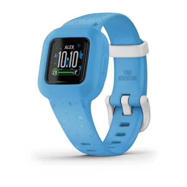 Дитячий фітнес-годинник Garmin Vivofit jr.3 Blue Stars на блакитному ремінці
