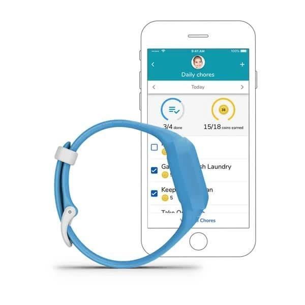Дитячий фітнес-годинник Garmin Vivofit jr.3 Blue Stars на блакитному ремінці